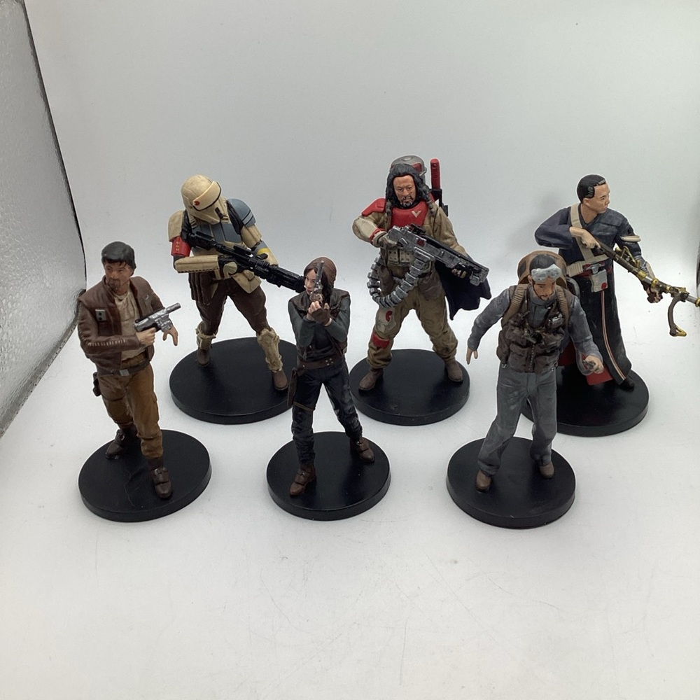 Star Wars Rogue One Lot 6 Action Figure 3.75” Cake Topper Disney